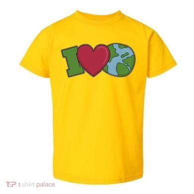 I Love Earth Nature Toddler T-Shirt