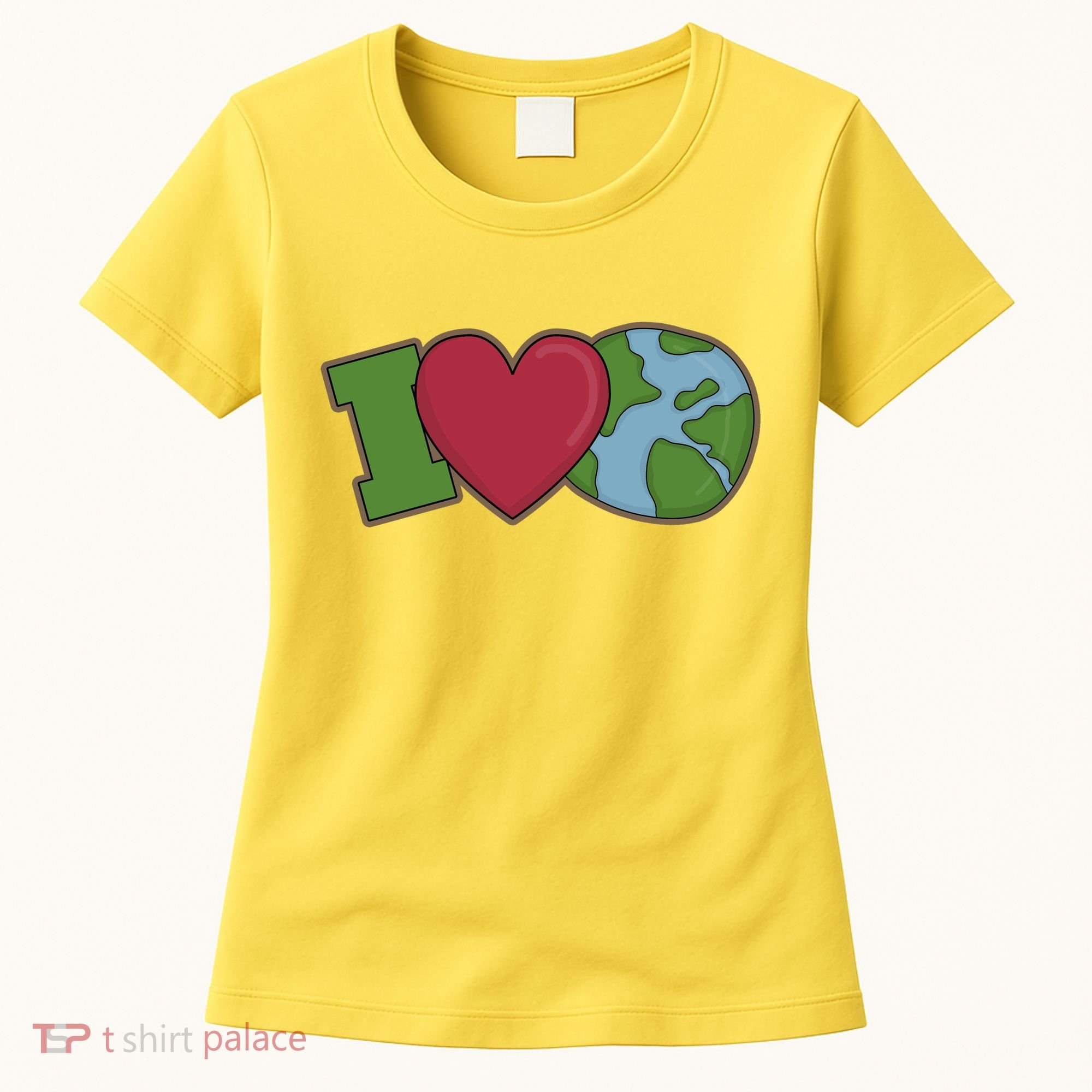 I Love Earth Nature Women's T-Shirt