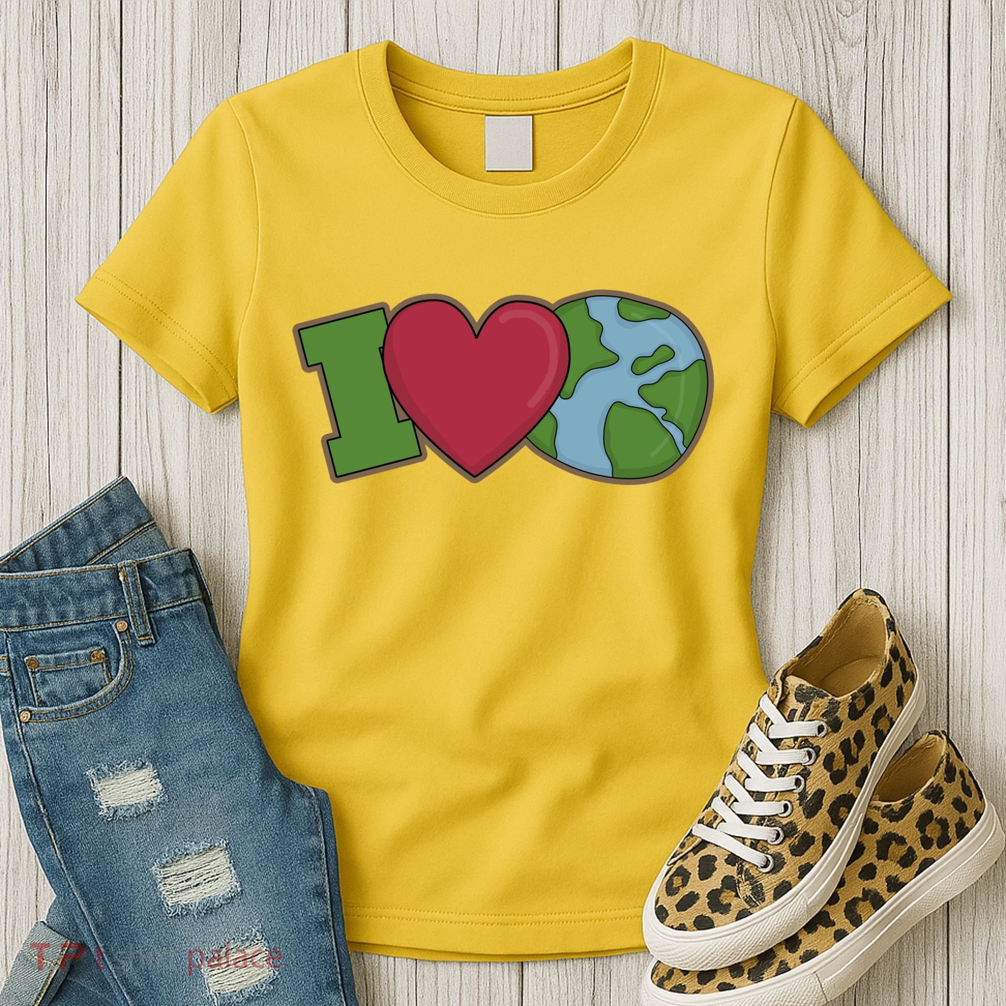 I Love Earth Nature Women's T-Shirt