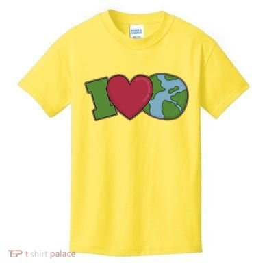 I Love Earth Nature Kids T-Shirt