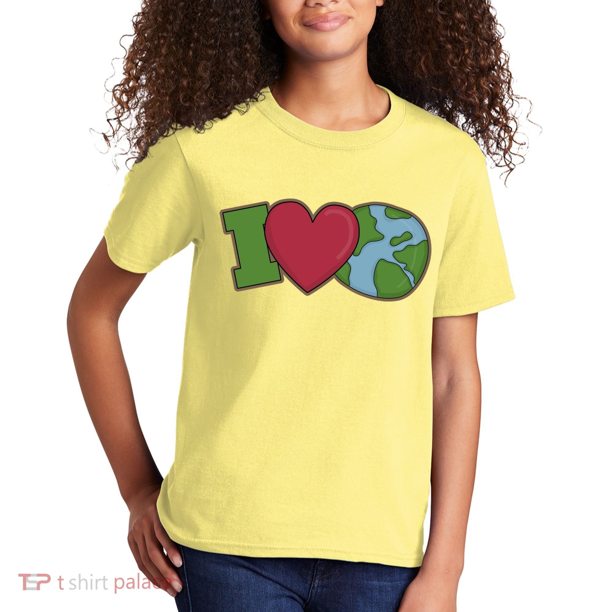 I Love Earth Nature Kids T-Shirt