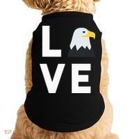 I Love E.agles Funny American Bald Eagle Lover Bird Doggie Tank thumb 0
