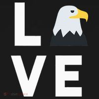 I Love E.agles Funny American Bald Eagle Lover Bird Doggie Tank thumb 4