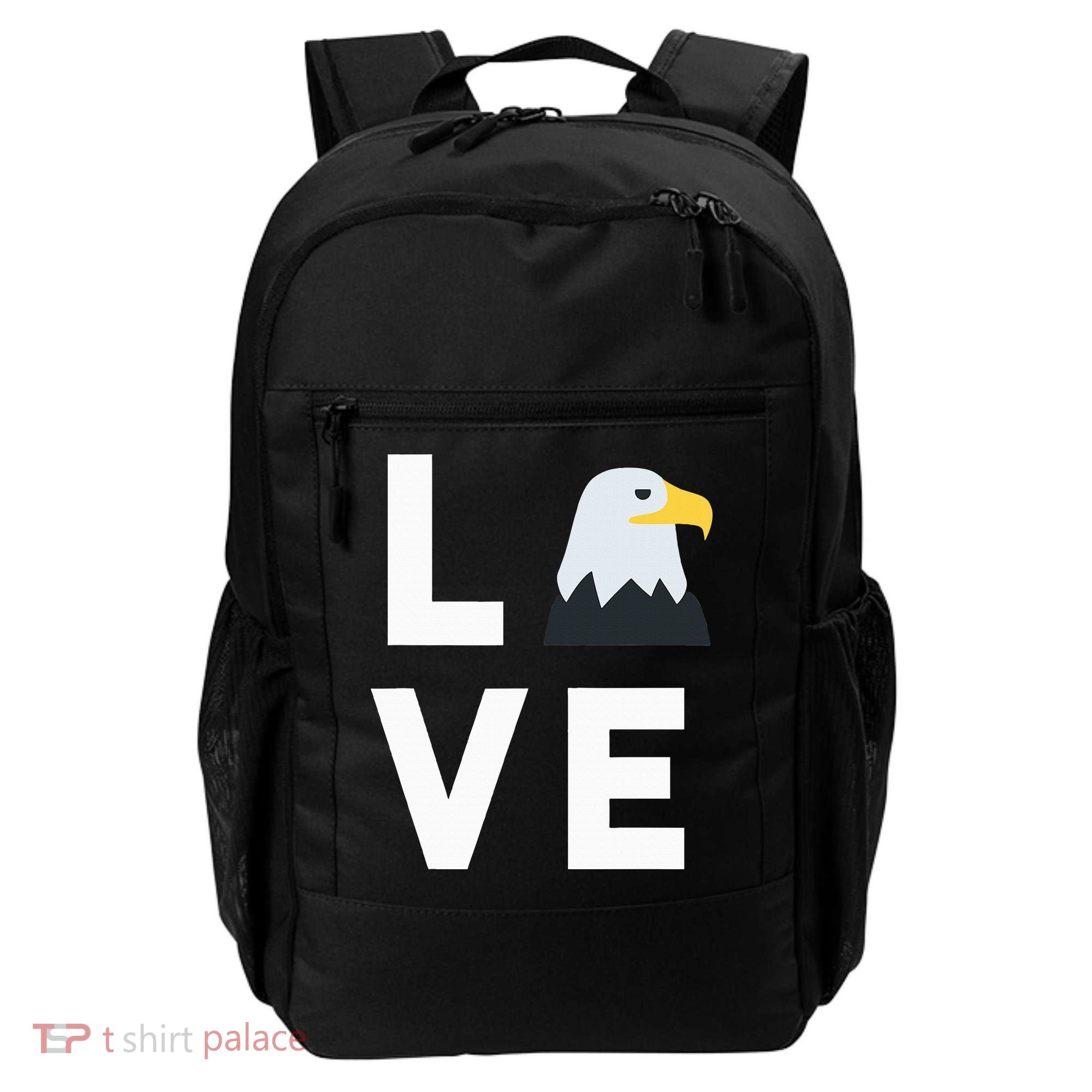 I Love E.agles Funny American Bald Eagle Lover Bird Backpack