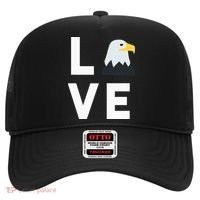 I Love E.agles Funny American Bald Eagle Lover Bird Hat thumb 0