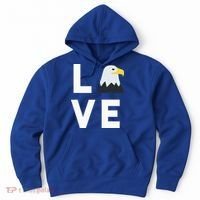 I Love E.agles Funny American Bald Eagle Lover Bird Hoodie thumb 0