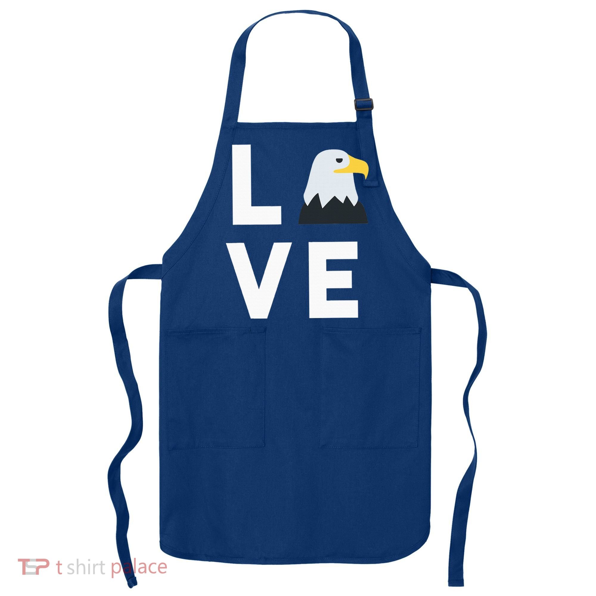 I Love E.agles Funny American Bald Eagle Lover Bird Apron