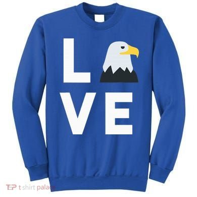 I Love E.agles Funny American Bald Eagle Lover Bird Sweatshirt
