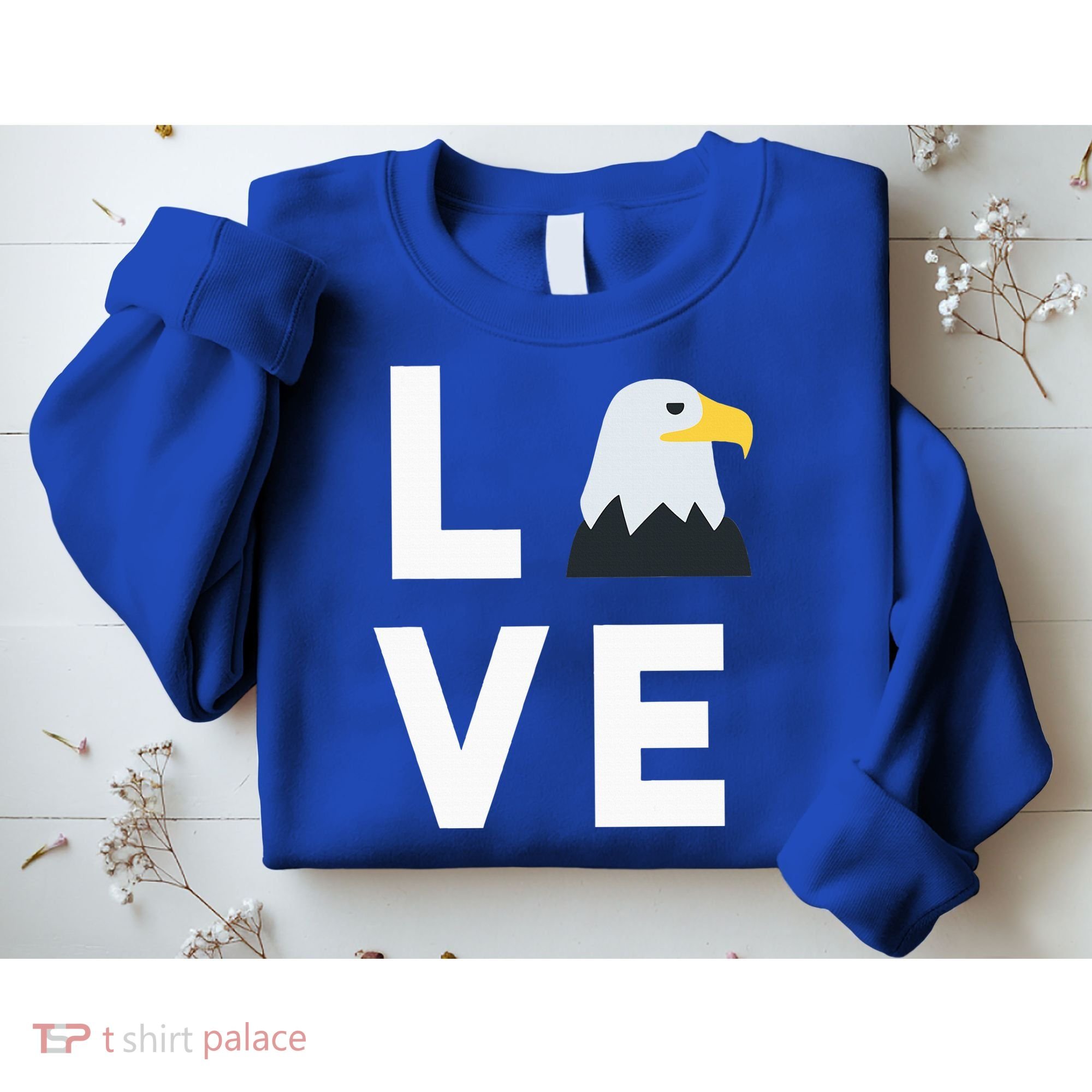 I Love E.agles Funny American Bald Eagle Lover Bird Sweatshirt