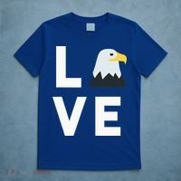 I Love E.agles Funny American Bald Eagle Lover Bird T-Shirt thumb 5