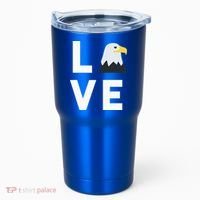 I Love E.agles Funny American Bald Eagle Lover Bird Tumbler thumb 0