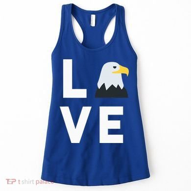 I Love E.agles Funny American Bald Eagle Lover Bird Women's Tank Top