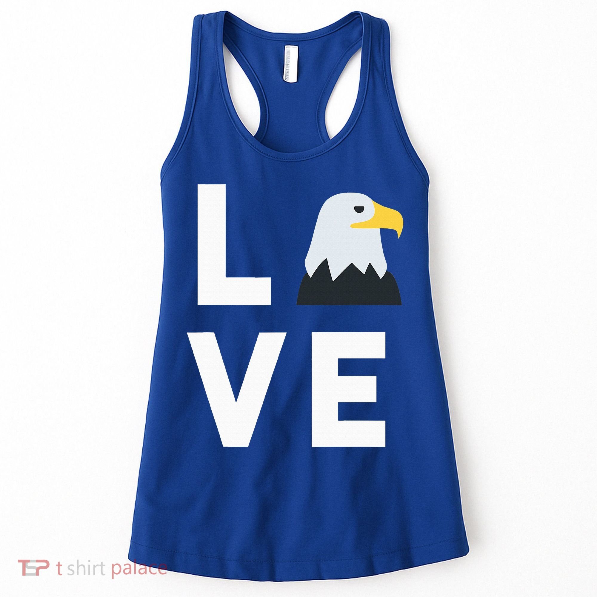 I Love E.agles Funny American Bald Eagle Lover Bird Women's Tank Top