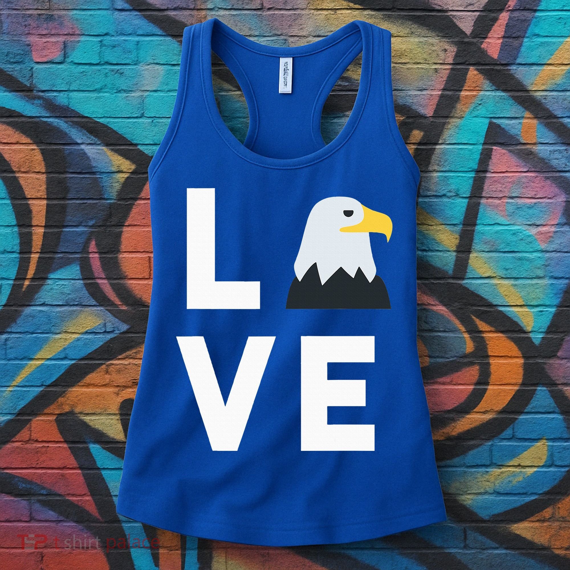 I Love E.agles Funny American Bald Eagle Lover Bird Women's Tank Top