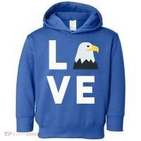 I Love E.agles Funny American Bald Eagle Lover Bird Toddler Hoodie thumb 0