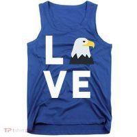 I Love E.agles Funny American Bald Eagle Lover Bird Tank Top thumb 0