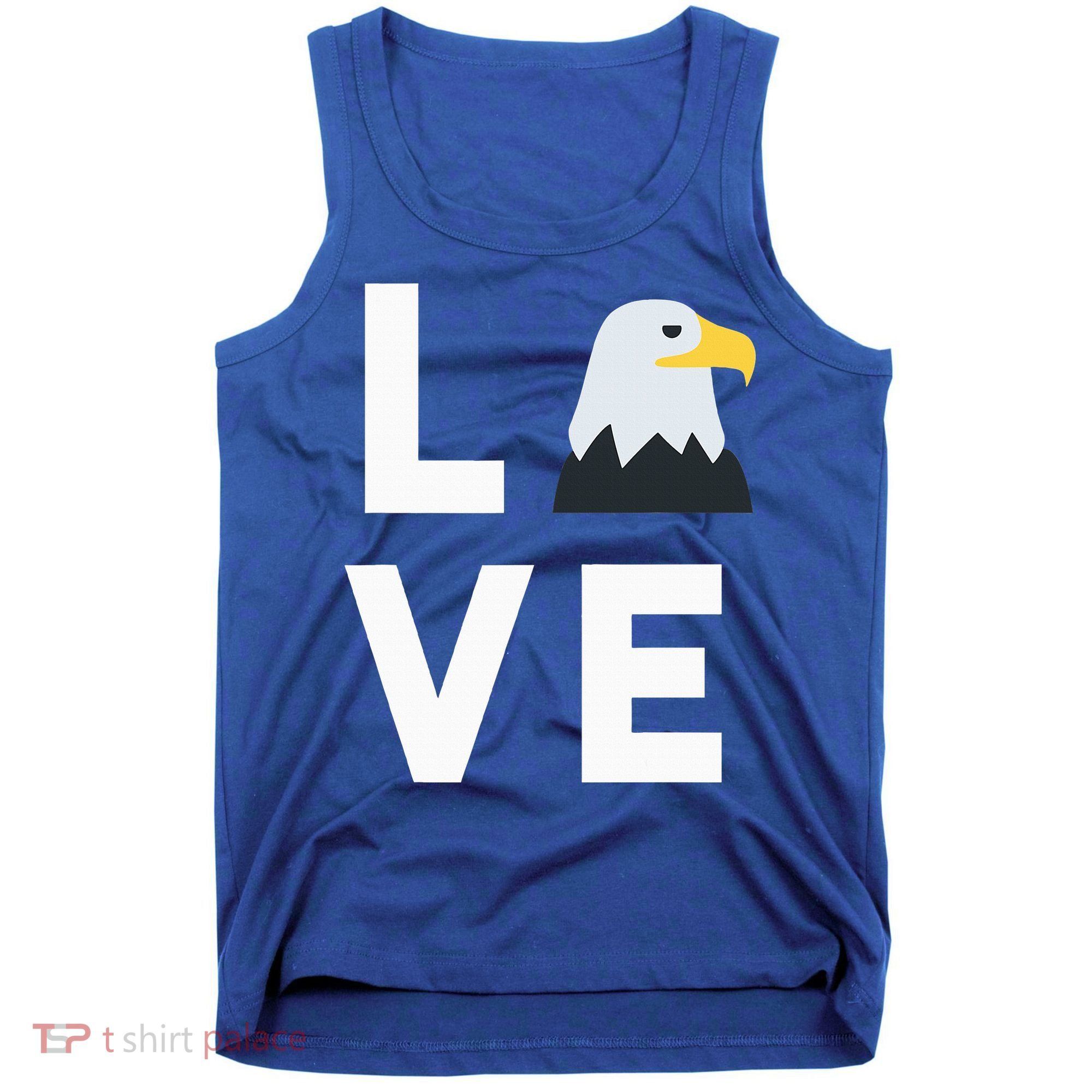 I Love E.agles Funny American Bald Eagle Lover Bird Tank Top