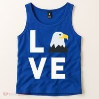 I Love E.agles Funny American Bald Eagle Lover Bird Tank Top thumb 2