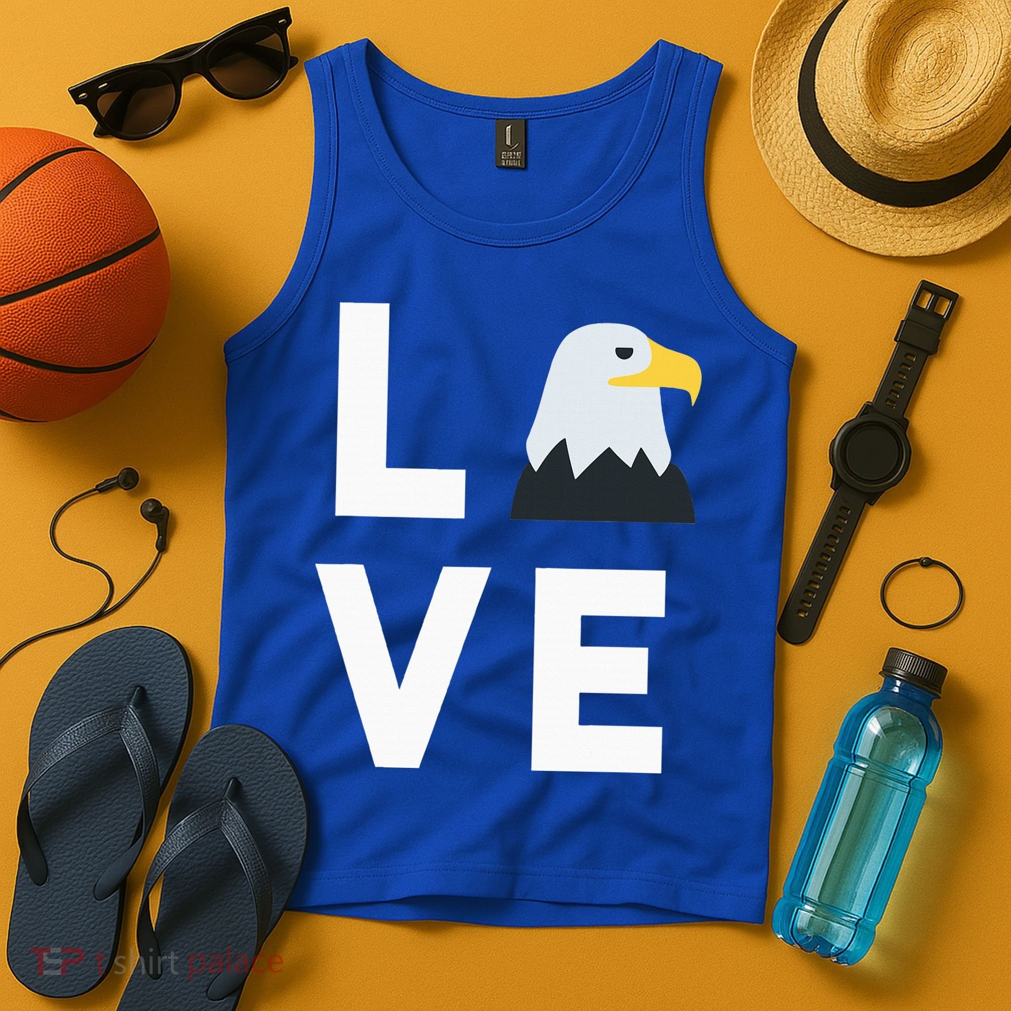 I Love E.agles Funny American Bald Eagle Lover Bird Tank Top