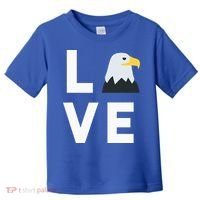 I Love E.agles Funny American Bald Eagle Lover Bird Toddler T-Shirt thumb 0