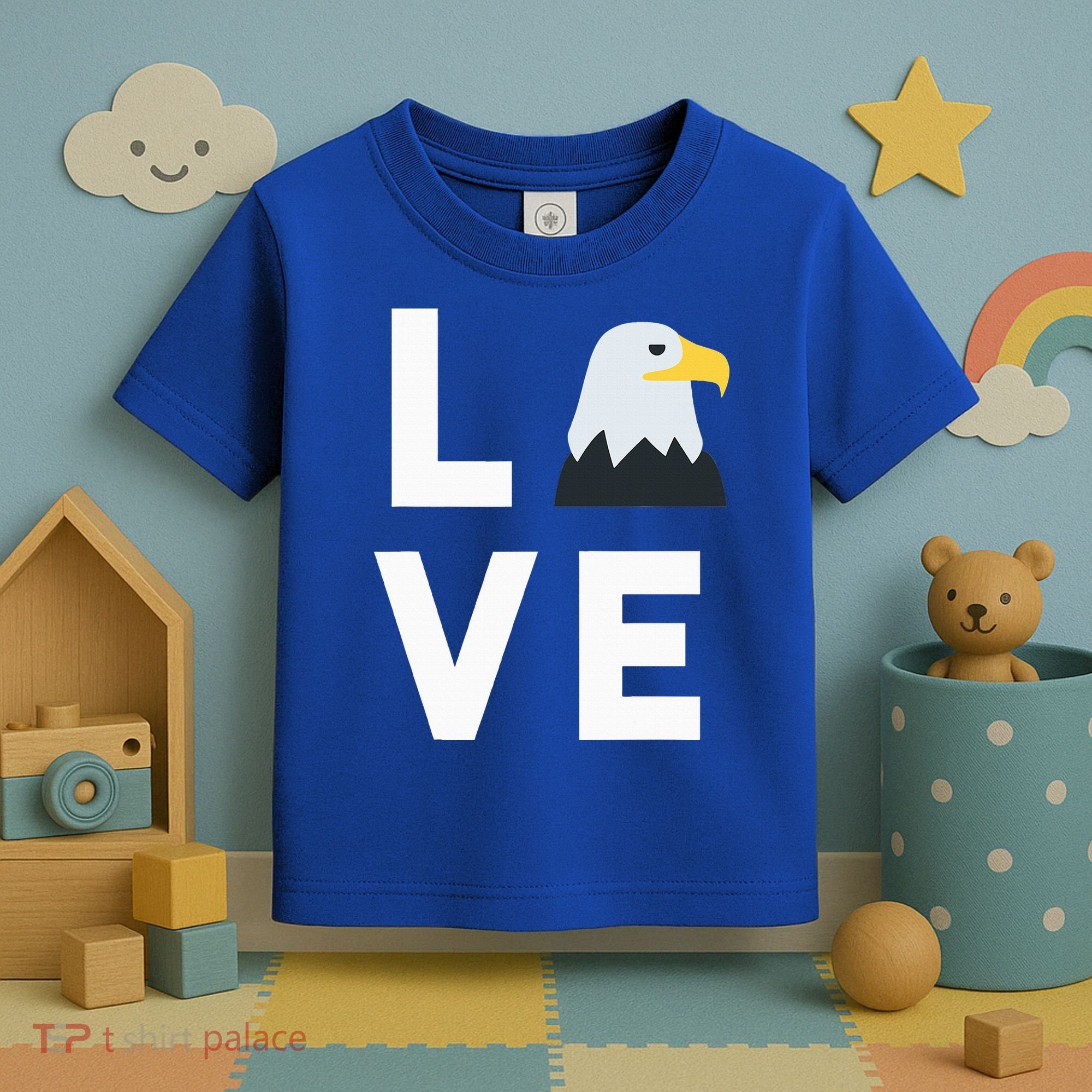 I Love E.agles Funny American Bald Eagle Lover Bird Toddler T-Shirt