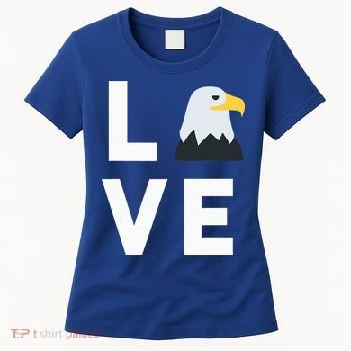 I Love E.agles Funny American Bald Eagle Lover Bird Women's T-Shirt