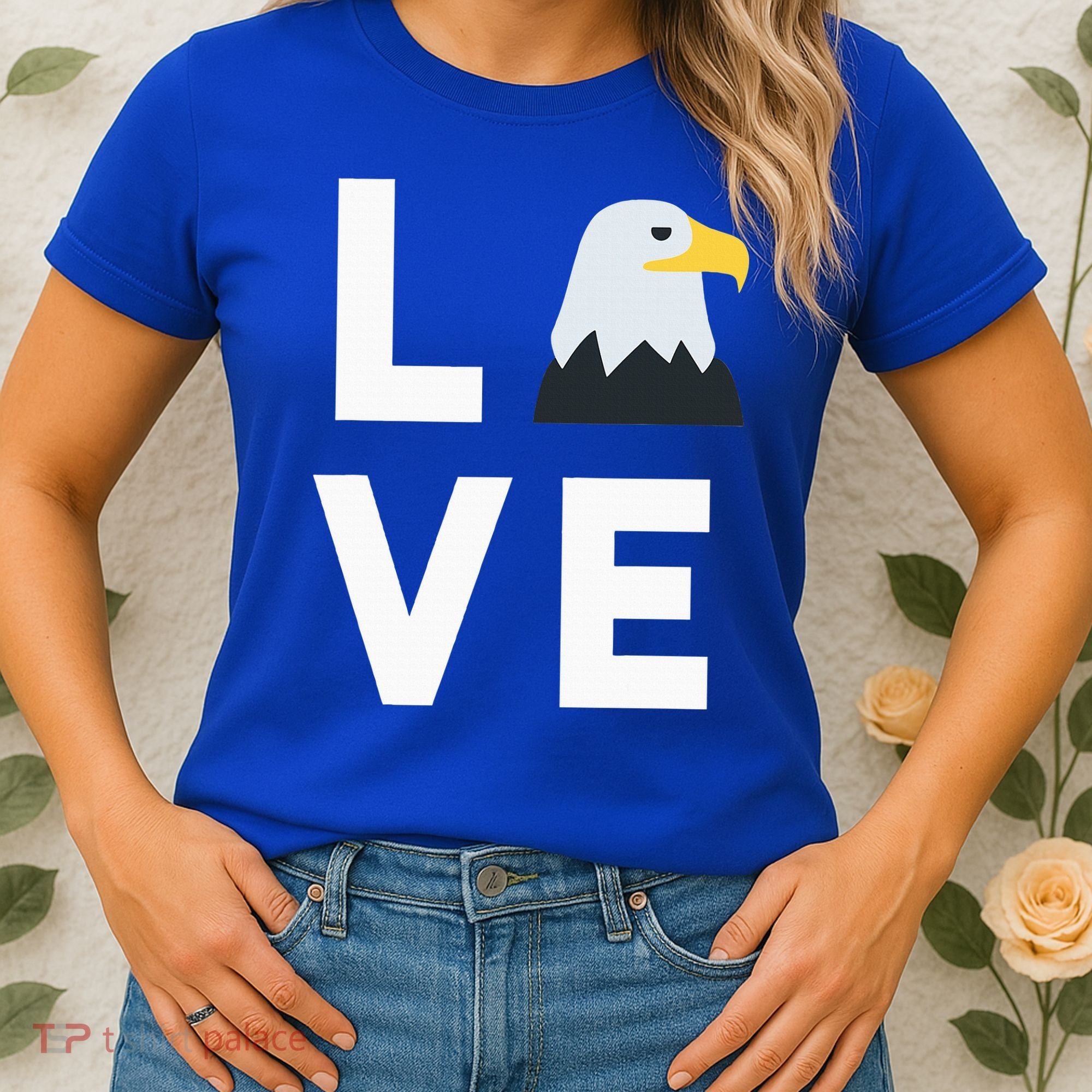 I Love E.agles Funny American Bald Eagle Lover Bird Women's T-Shirt