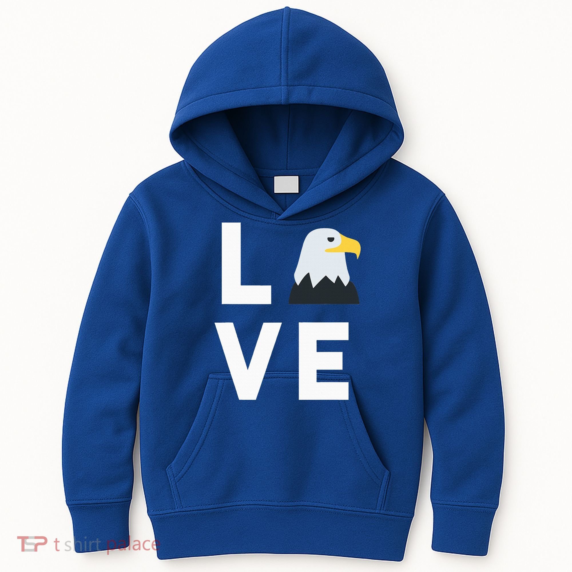 I Love E.agles Funny American Bald Eagle Lover Bird Kids Hoodie