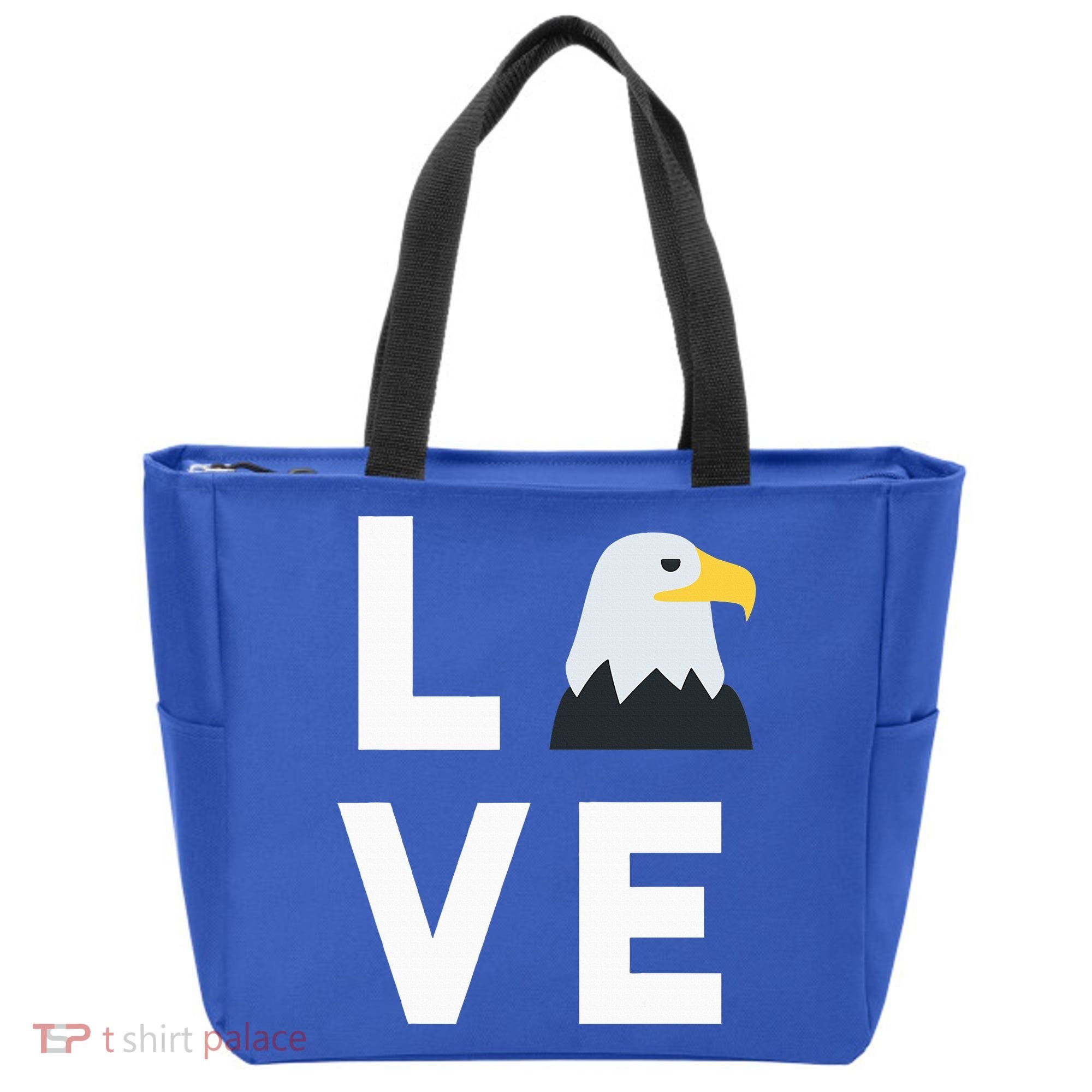 I Love E.agles Funny American Bald Eagle Lover Bird Tote Bag