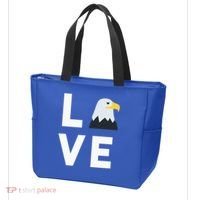 I Love E.agles Funny American Bald Eagle Lover Bird Tote Bag thumb 3