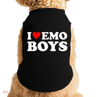 I Love Emo Doggie Tank