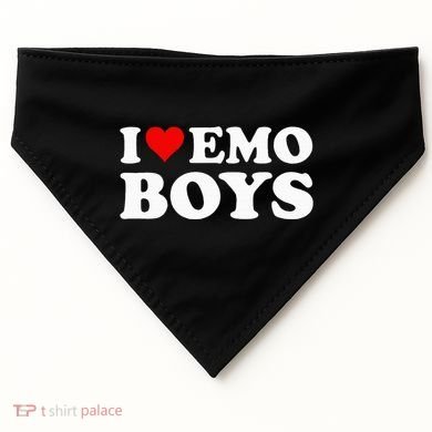 I Love Emo USA-Made Doggie Bandana