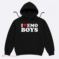 I Love Emo Hoodie thumb 0