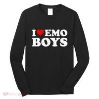 I Love Emo Long Sleeve Shirt thumb 0