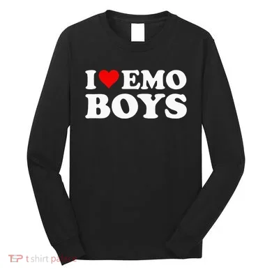 I Love Emo Long Sleeve Shirt