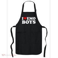 I Love Emo Apron thumb 0