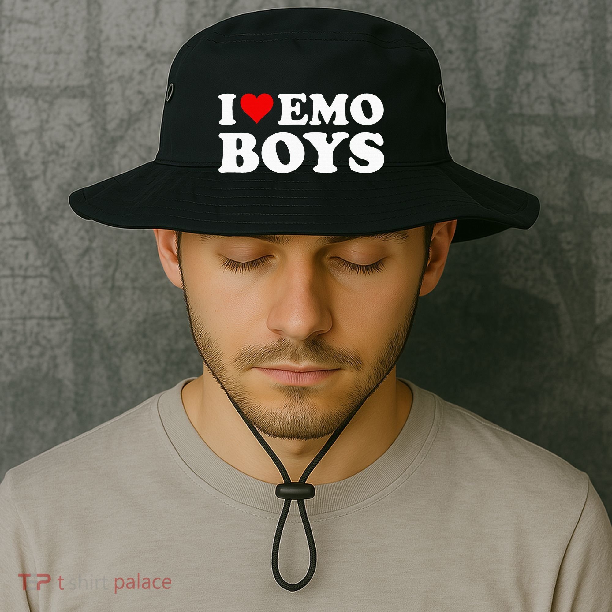 I Love Emo Bucket Hat