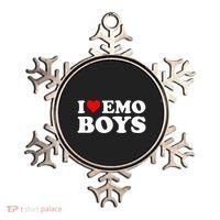 I Love Emo Ornament thumb 0