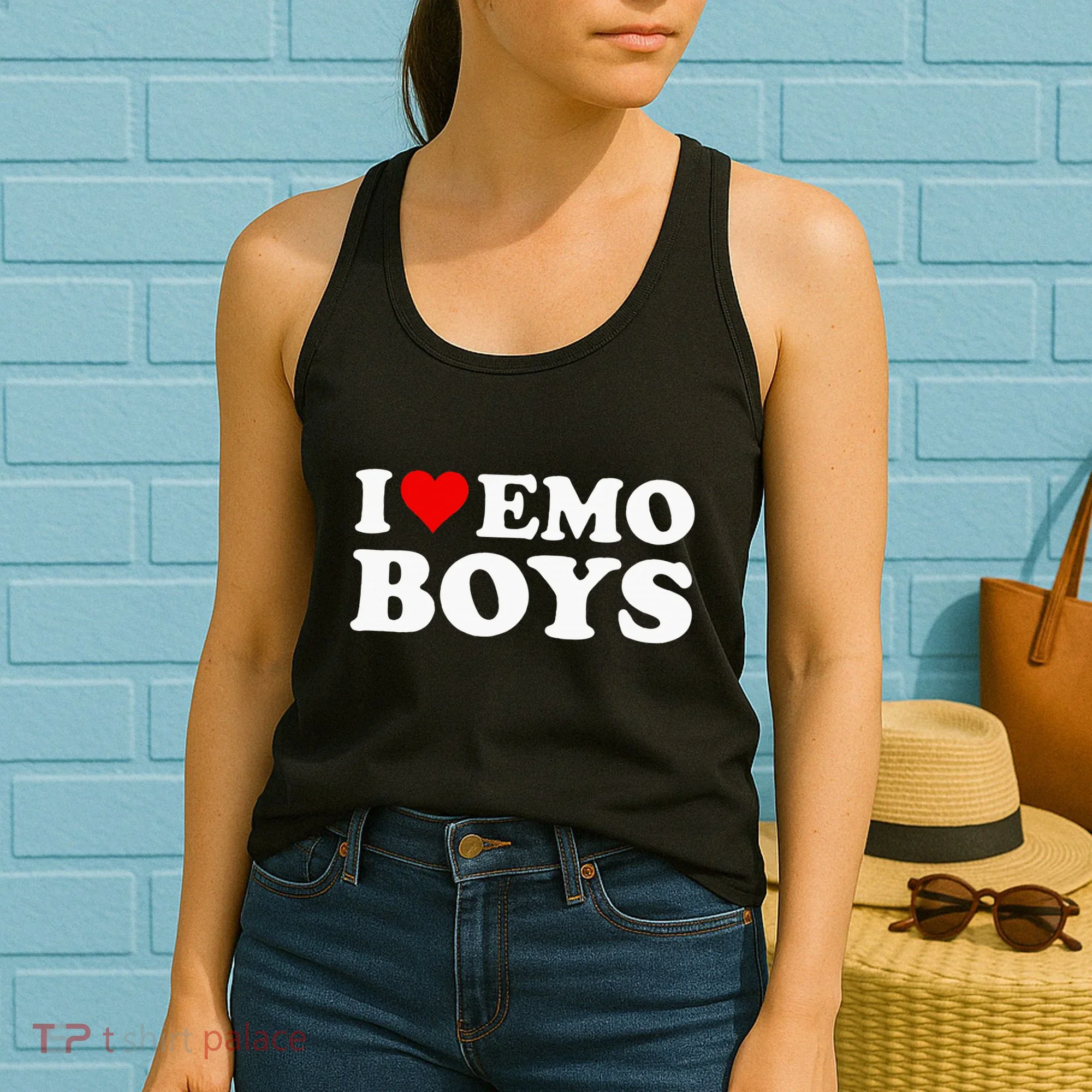I Love Emo Women's Tank Top