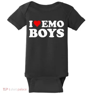 I Love Emo Baby Bodysuit