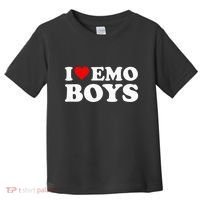 I Love Emo Toddler T-Shirt thumb 0