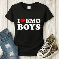 I Love Emo Women's T-Shirt thumb 3