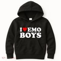 I Love Emo Kids Hoodie thumb 0