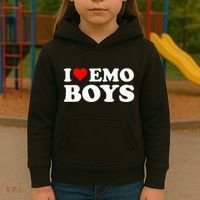 I Love Emo Kids Hoodie thumb 3