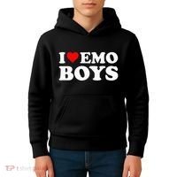 I Love Emo Kids Hoodie thumb 4