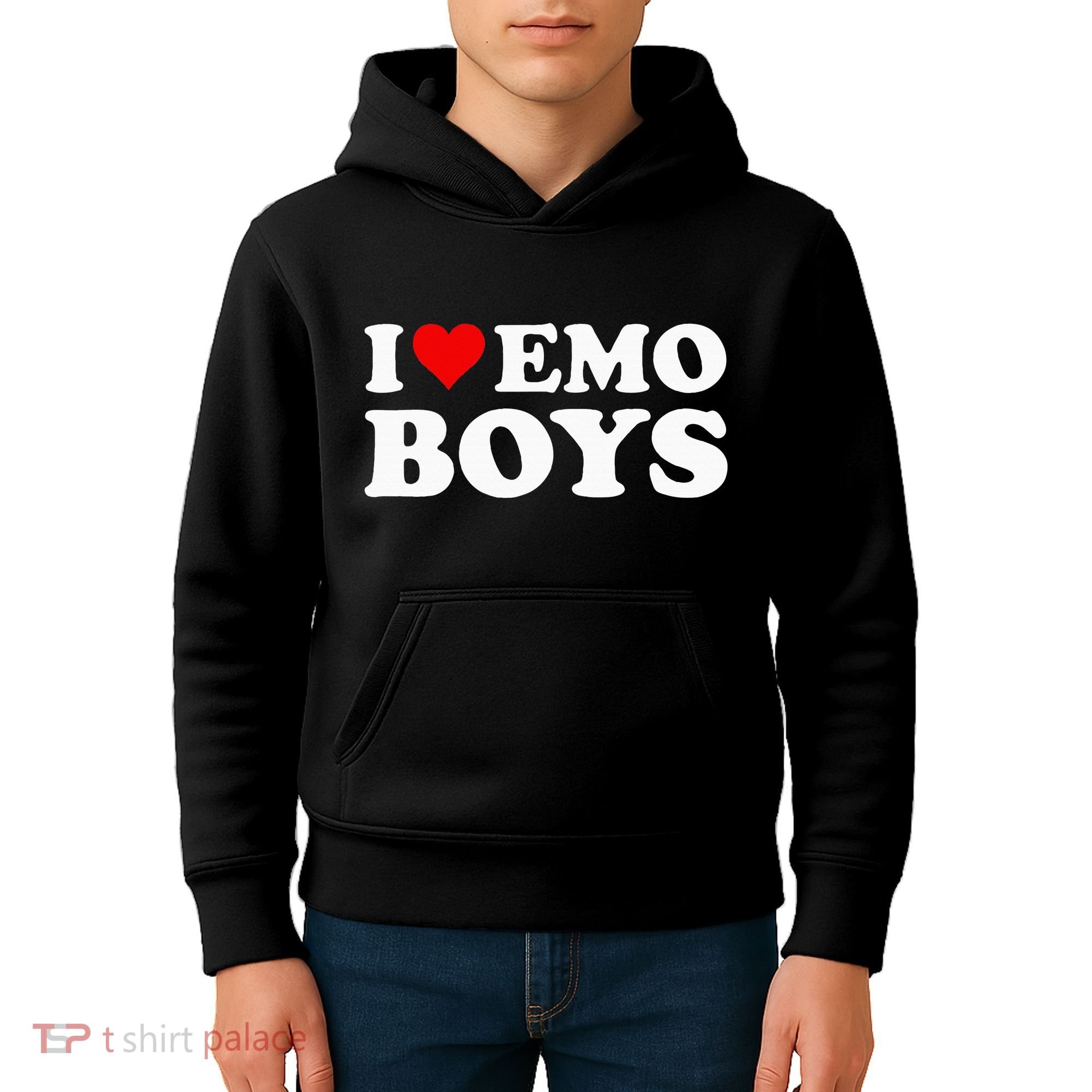 I Love Emo Kids Hoodie