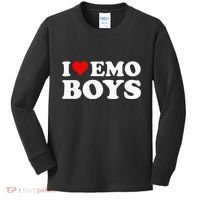 I Love Emo Kids Long Sleeve Shirt thumb 0