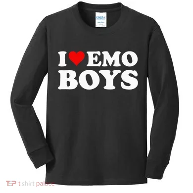 I Love Emo Kids Long Sleeve Shirt