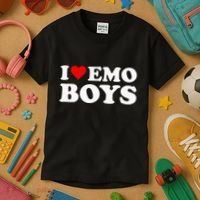 I Love Emo Kids T-Shirt thumb 3