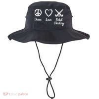 I Love Field Hockey Gift Bucket Hat thumb 0